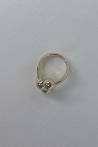 Three Spheres Gold/Silver Rings