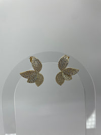 Brilliants Leaf Earrings