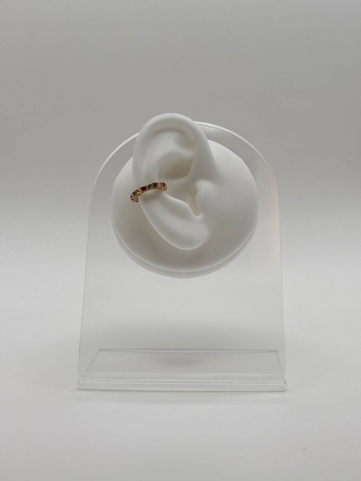 Multicolor Rhinestone Decor Ear Cuff