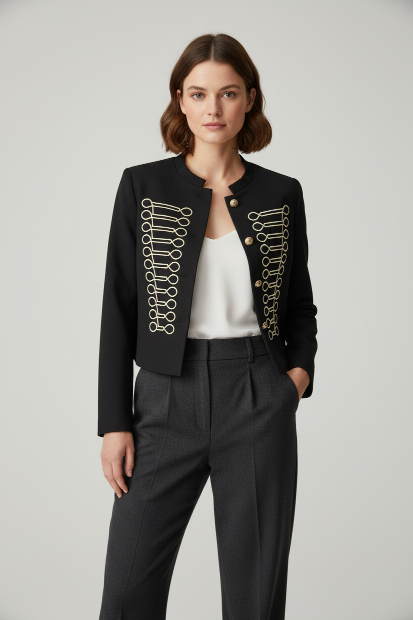 Napoleon Blazer W/Gold Buttons