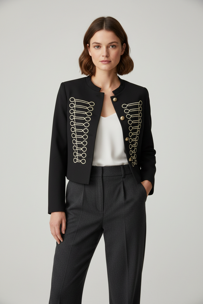 Napoleon Blazer W/Gold Buttons