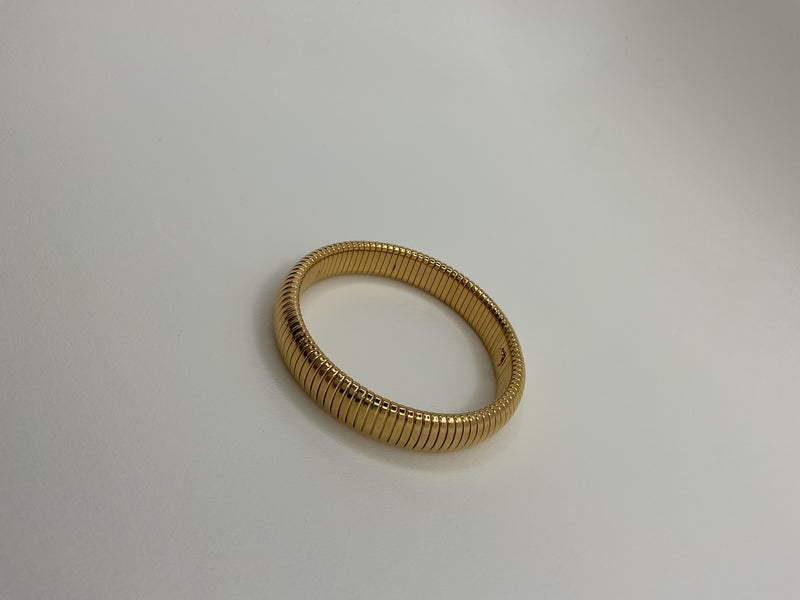 Gold thin Bracelet Cuff Elastic Band
