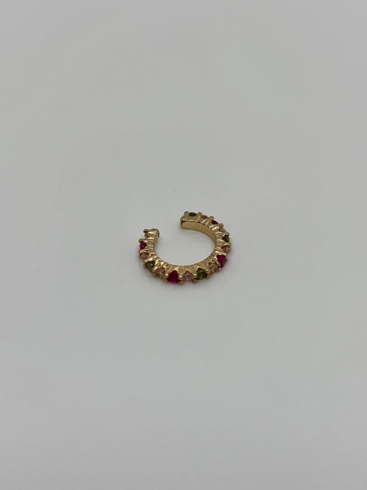 Multicolor Rhinestone Decor Ear Cuff