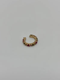 Multicolor Rhinestone Decor Ear Cuff