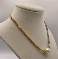 Gold & Silver Mini Beads W/ Big Pearl