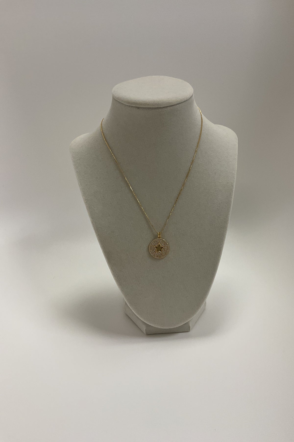 Gold Adjustable W/ Brilliant Star Necklace