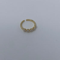 Gold W/ Pearl Clover Ring