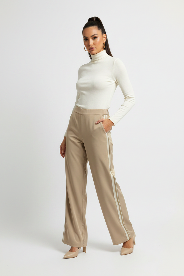 Side Stripes Solid Pant