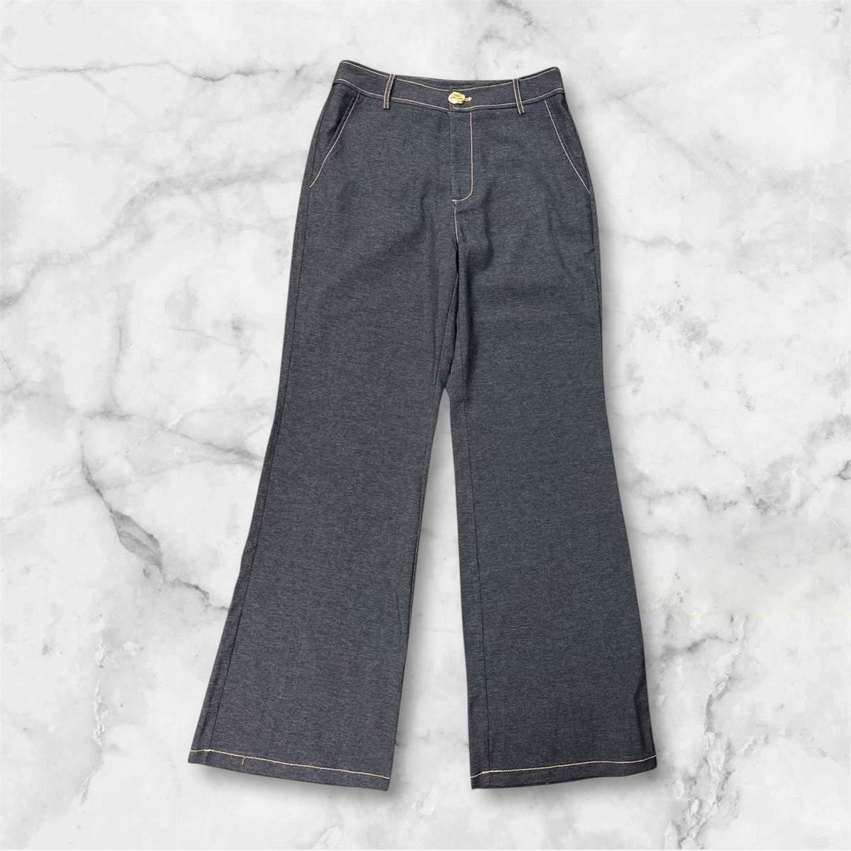 Denim Pant & Strapless Set