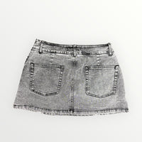Double Side Denim Skort