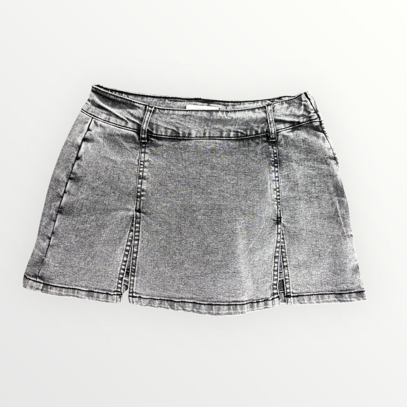 Double Side Denim Skort