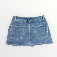 Double Side Denim Skort