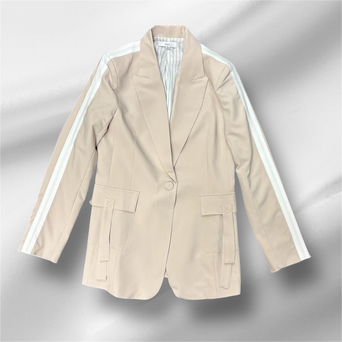 Stripe SLV Trim Blazer
