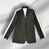 Stripe SLV Trim Blazer