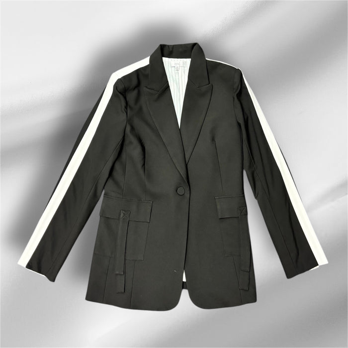 Stripe SLV Trim Blazer