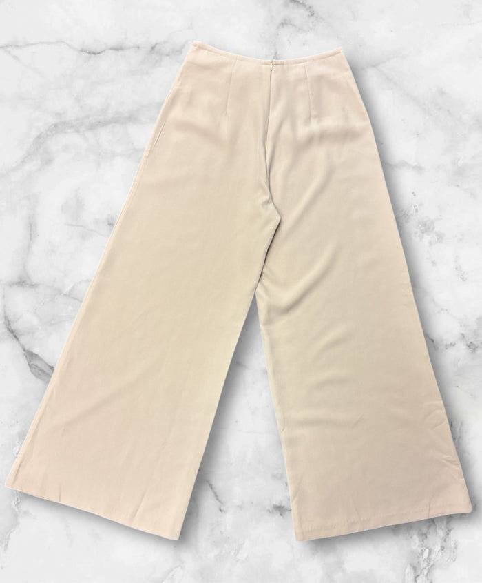Wide Leg Pocket Detail Pant