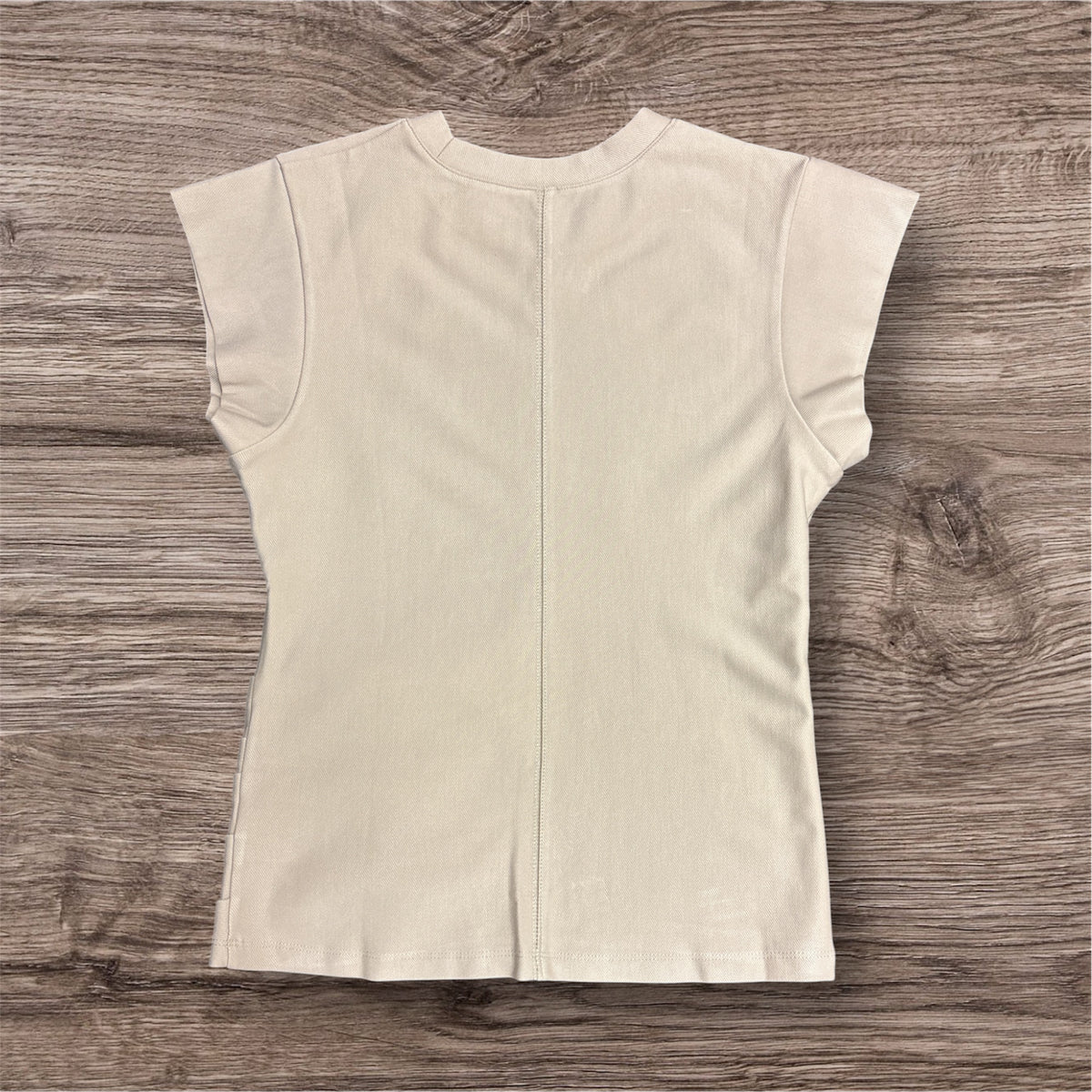 Rustic Gathered Knit Top