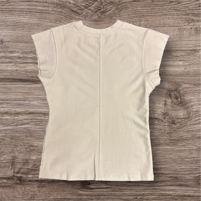 Rustic Gathered Knit Top