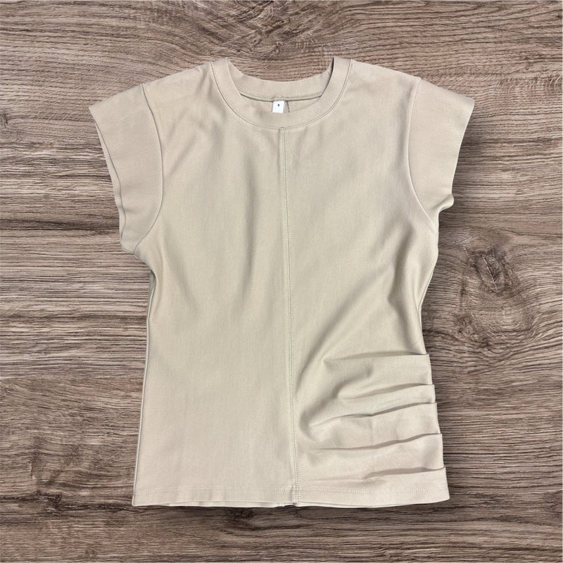 Rustic Gathered Knit Top