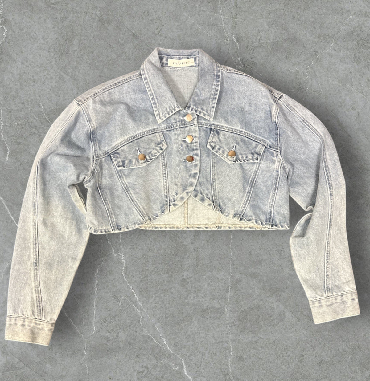 Denim Crop Jacket