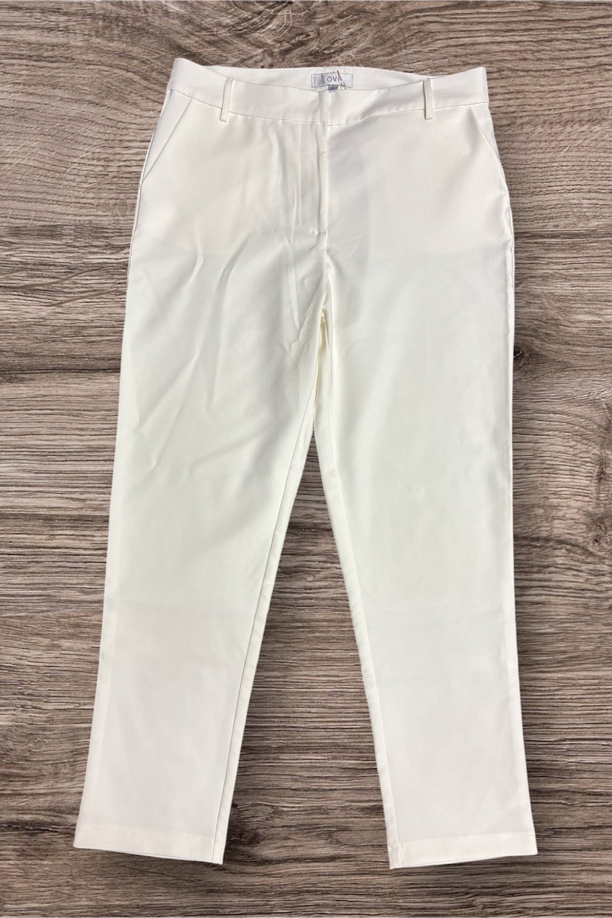 Sindy Solid Reg Pants White