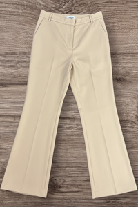 Solid Flare Pants Khaki