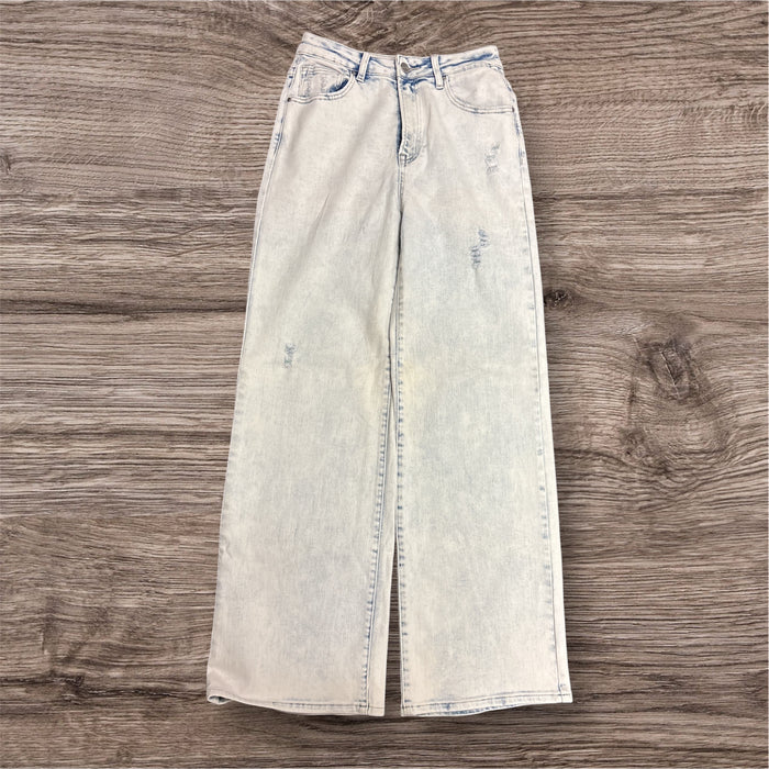 High Rise Wide Legs Jeans