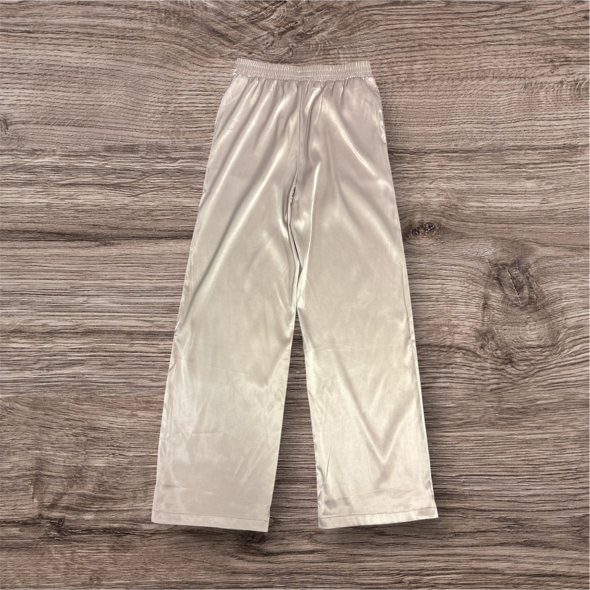 Satin Elastic Pants