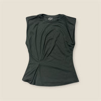 Cap Slv Pinched Waist Top