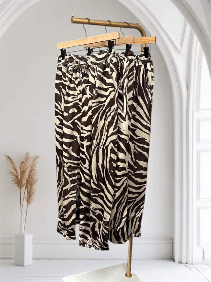 Aladin Zebra Satin Pant