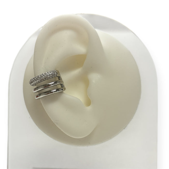 Sparkling Triple Band Ear Cuff