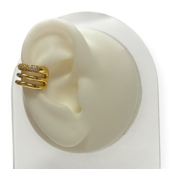 Sparkling Triple Band Ear Cuff