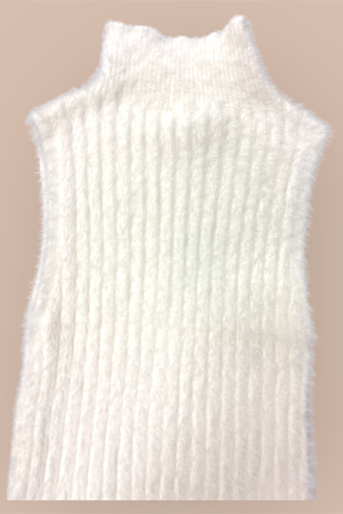 Turtle Neck Sleeve Less Top