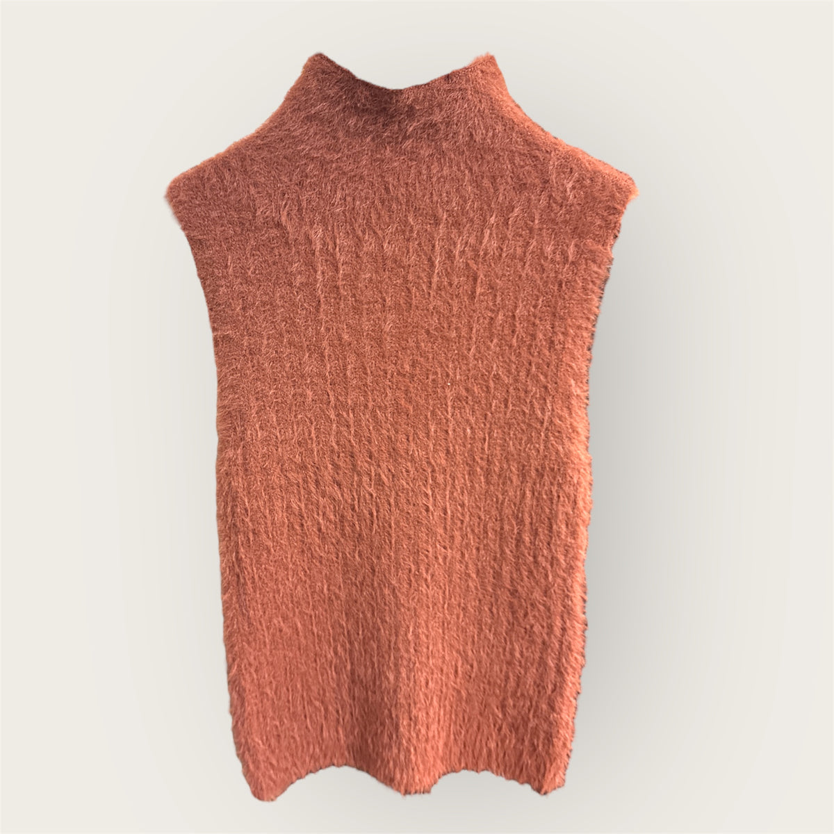 Turtle Neck Sleeve Less Top