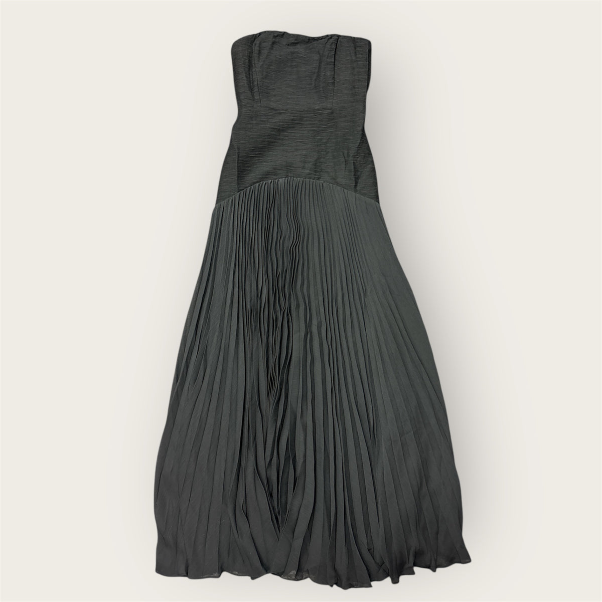 Textured Pleated Maxi Dress