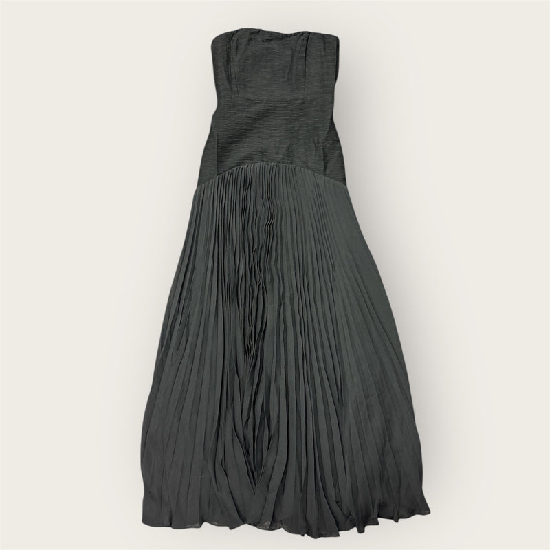 Textured Pleated Maxi Dress