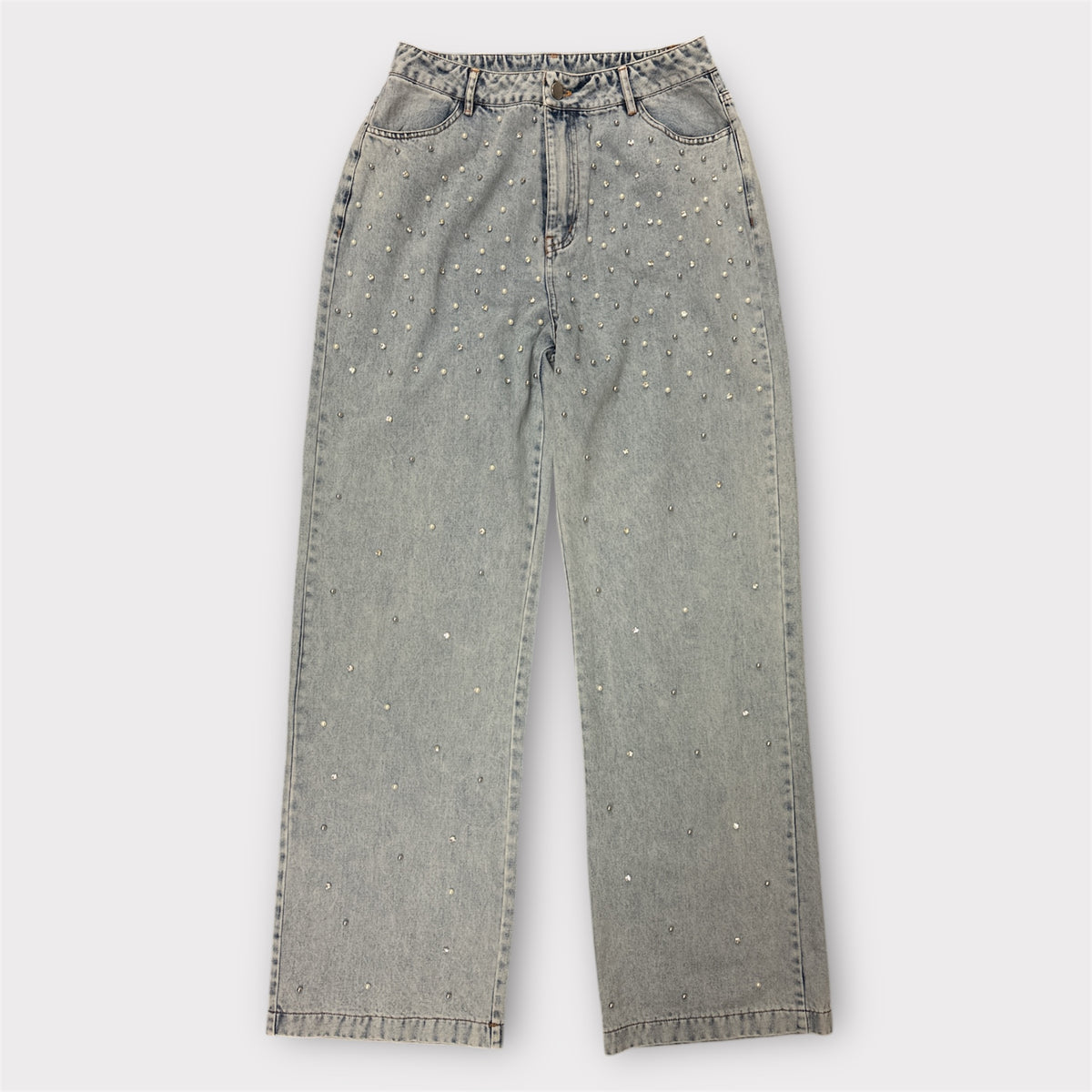 Rhinestone Pearl Jean Pant