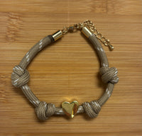 Thick Strap W/Charm Bracelet