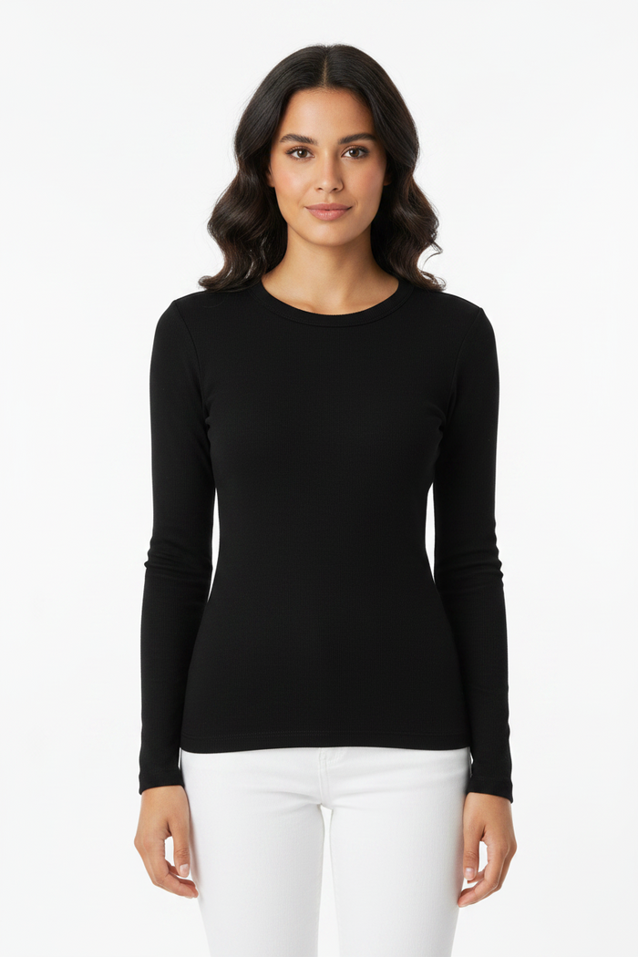 Crewneck Smooth Longsleeve Top