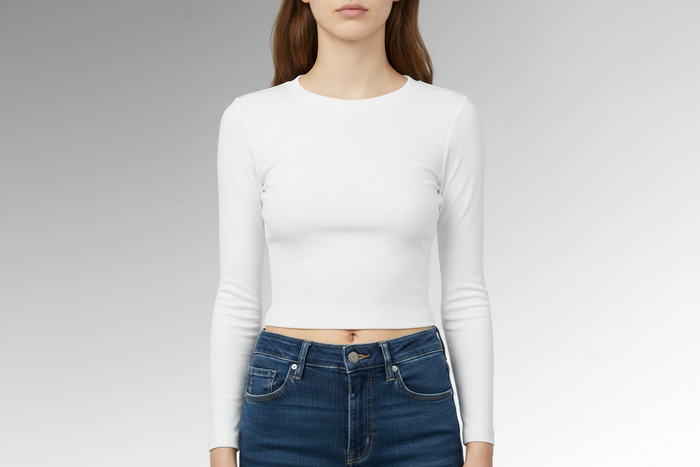 Crewneck Smooth Longsleeve Top