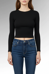 Crewneck Smooth Longsleeve Top