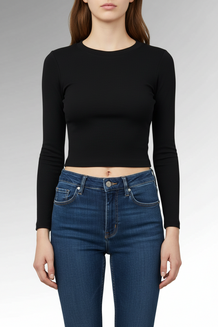 Crewneck Smooth Longsleeve Top
