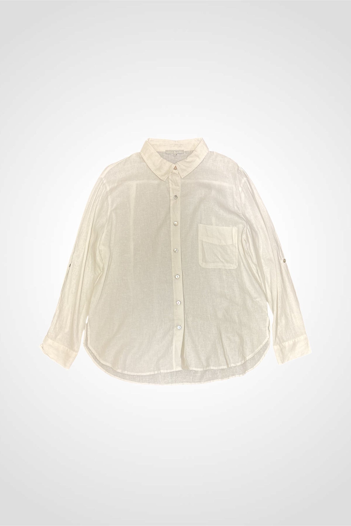 Linen White Blouse