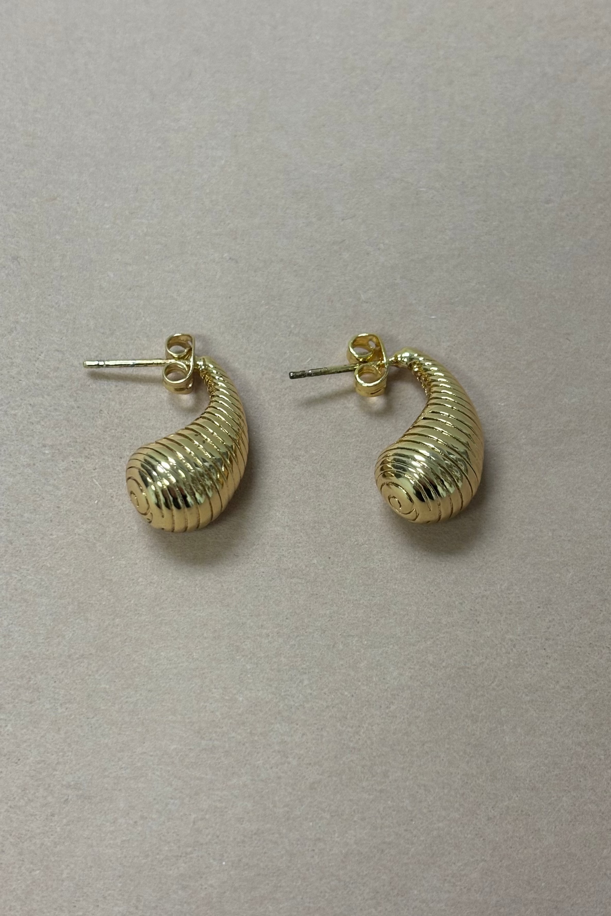 Gold Bottega Veneta Earrings