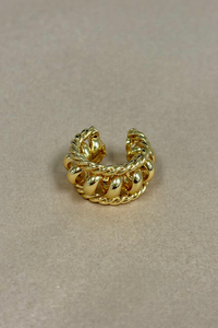 Gold Twisted  Thick EarCuff