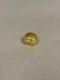 Gold Hammered Thick EarCuff