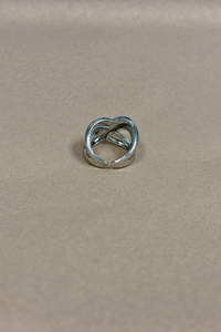 Silver Adjustable Thick Ring