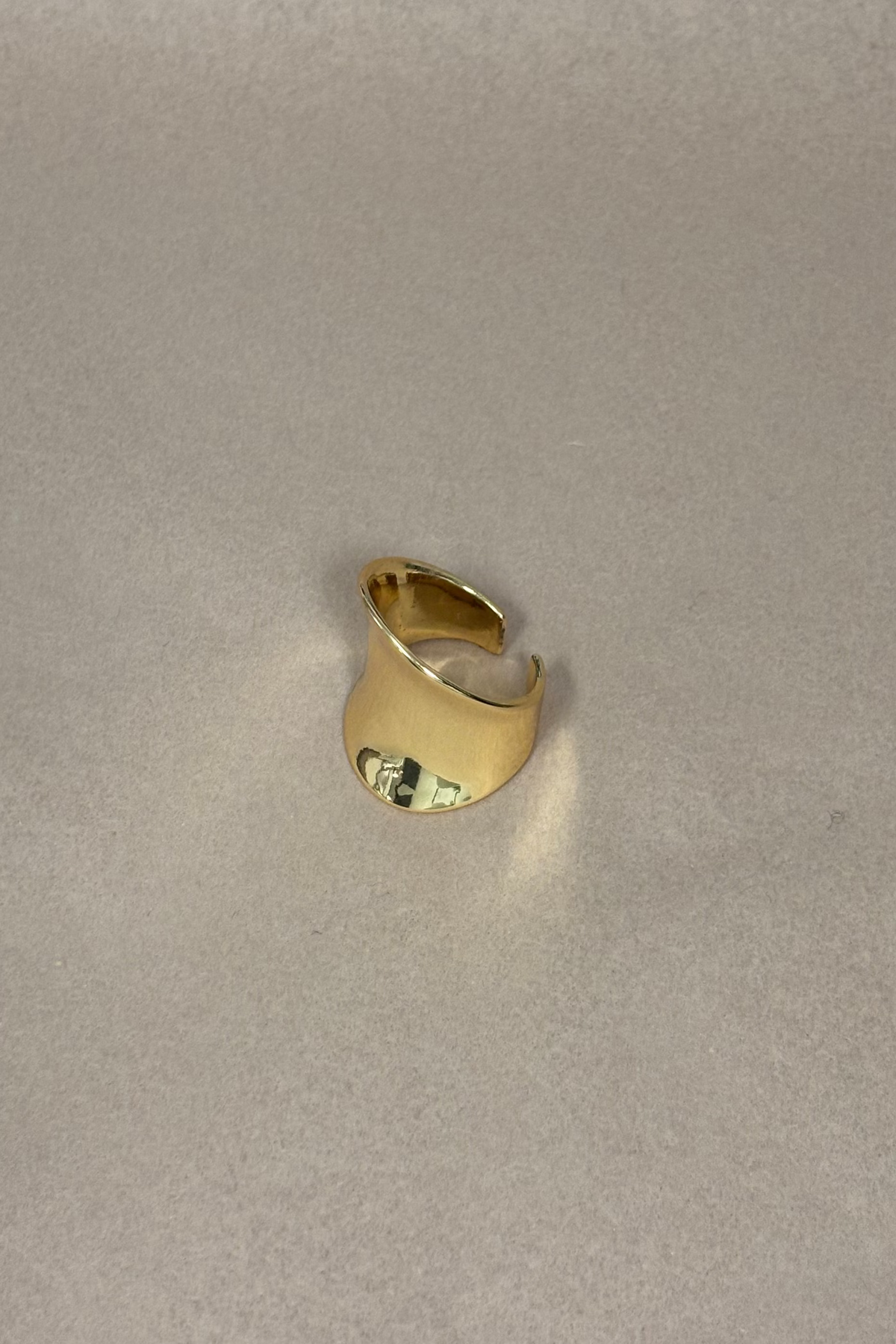 Adjustable Thick Gold Ring