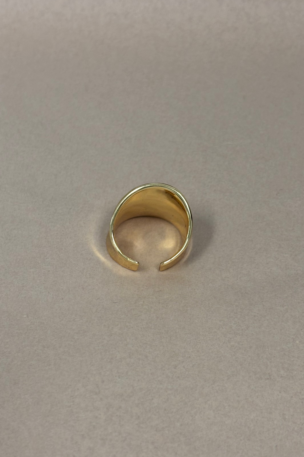 Adjustable Thick Gold Ring