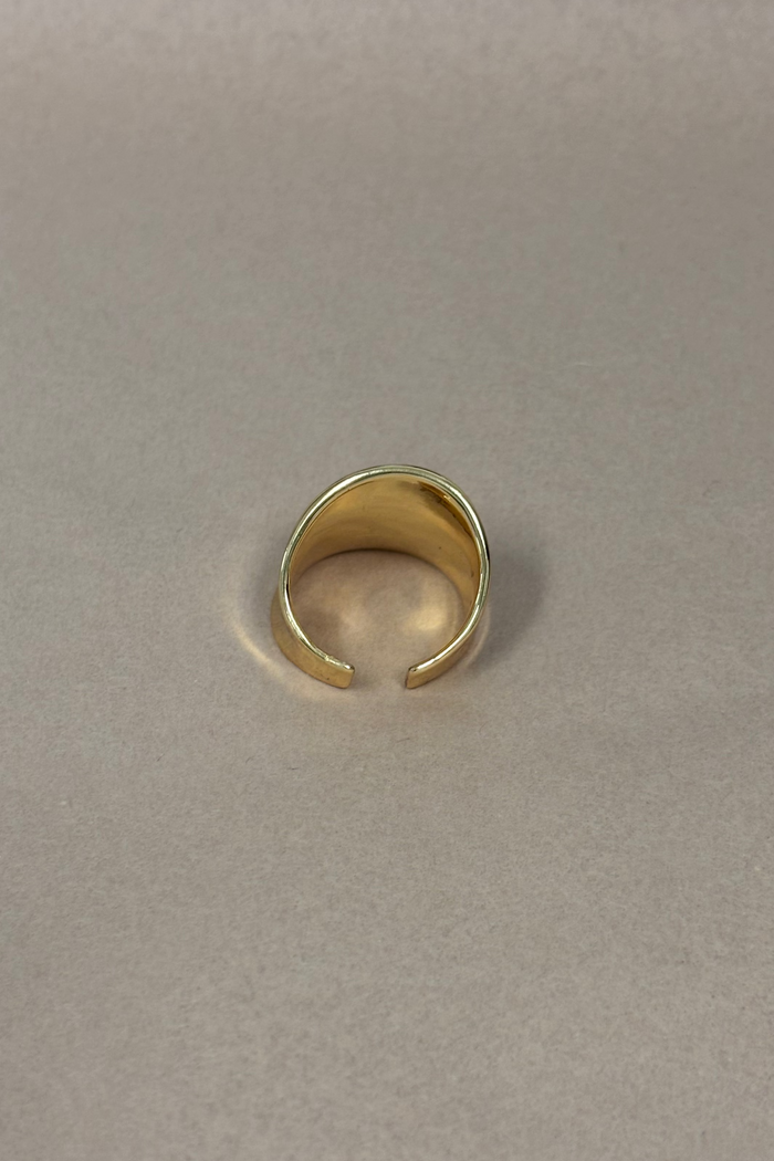 Adjustable Thick Gold Ring